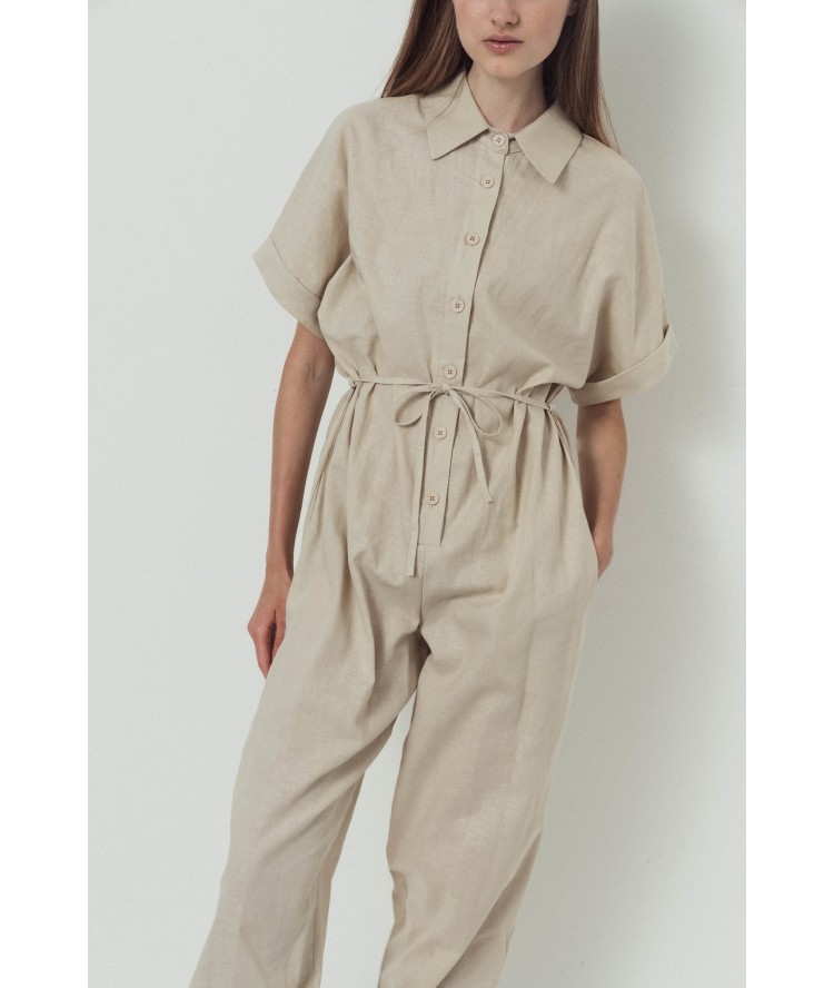 Kiara Jumpsuit Beige